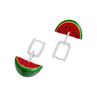 Watermelon Pendant Earrings