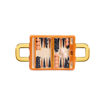 Backgammon Charm (Gold)