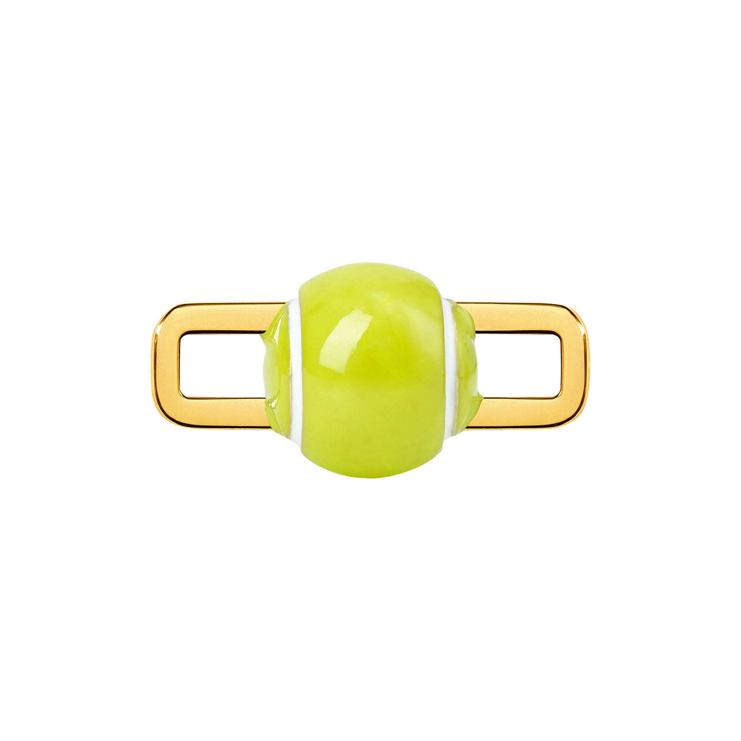 Tennis Ball Charm (Gold)