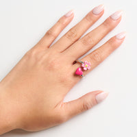 Fleur Rose Wrap Ring
