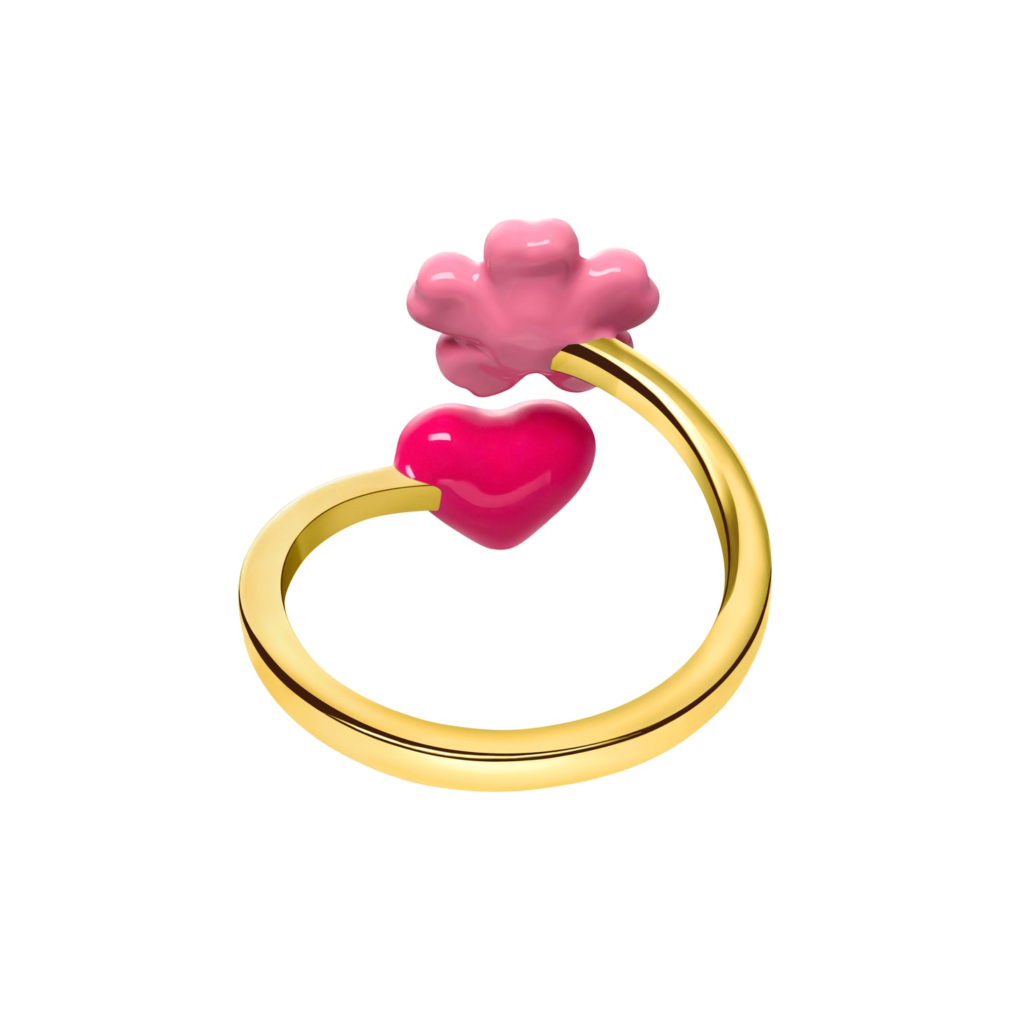Fleur Rose Wrap Ring (Gold)