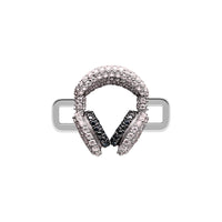 Headphones Stoneset Charm