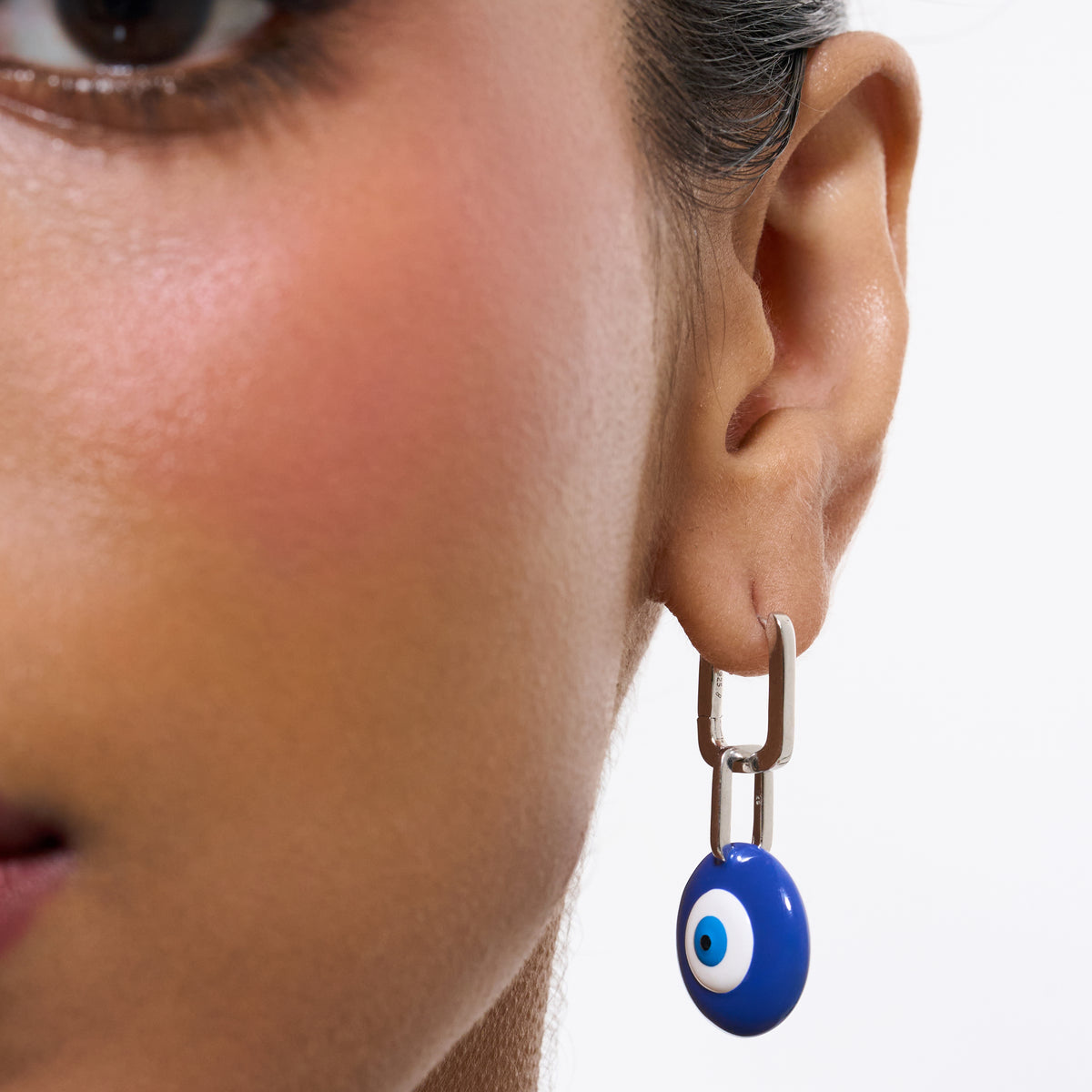 Evil Eye Pendant Earrings