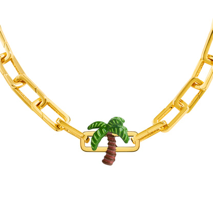 Palm Tree Charm (Gold)
