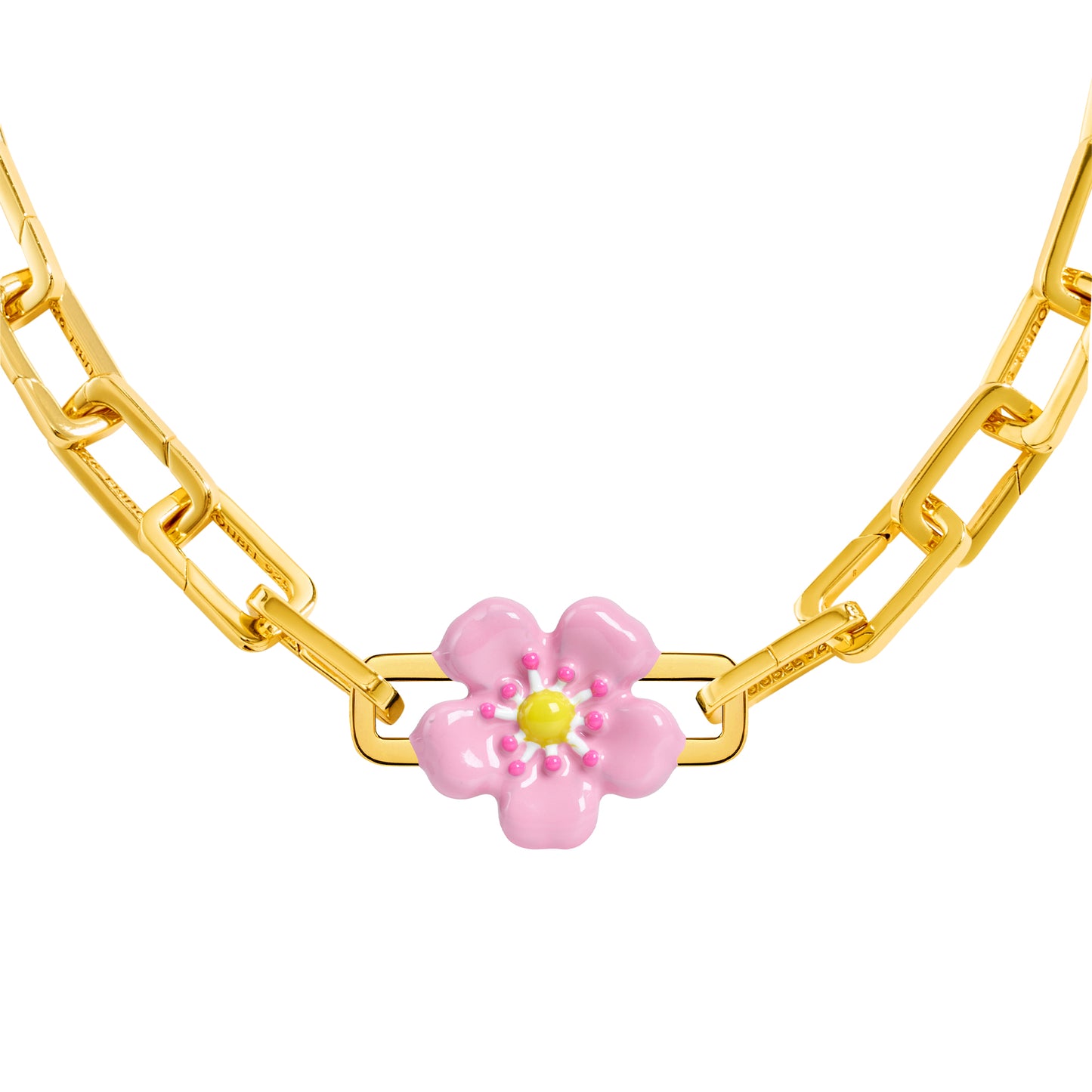 Fleur Rose Charm (Gold)
