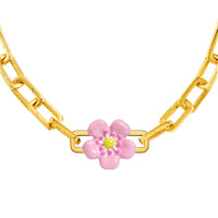 Fleur Rose Charm (Gold)