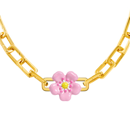 Fleur Rose Charm (Gold)