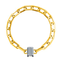Suitcase Charm (Gold)