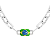 Brazil Flag Charm