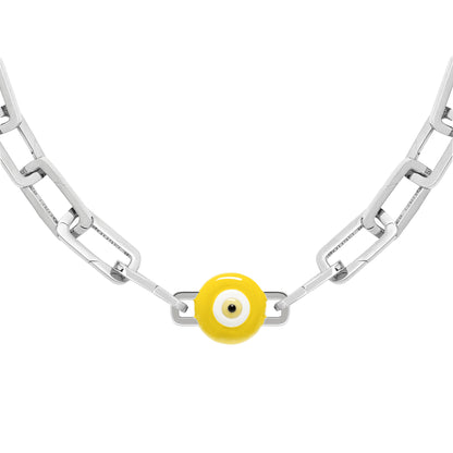 Yellow Evil Eye Charm
