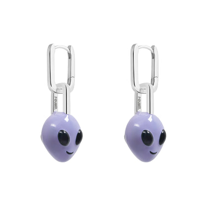 Alien Pendant Earrings