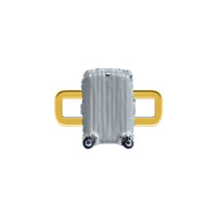 Suitcase Charm (Gold)