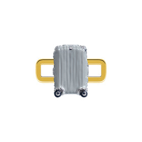 Suitcase Charm (Gold)