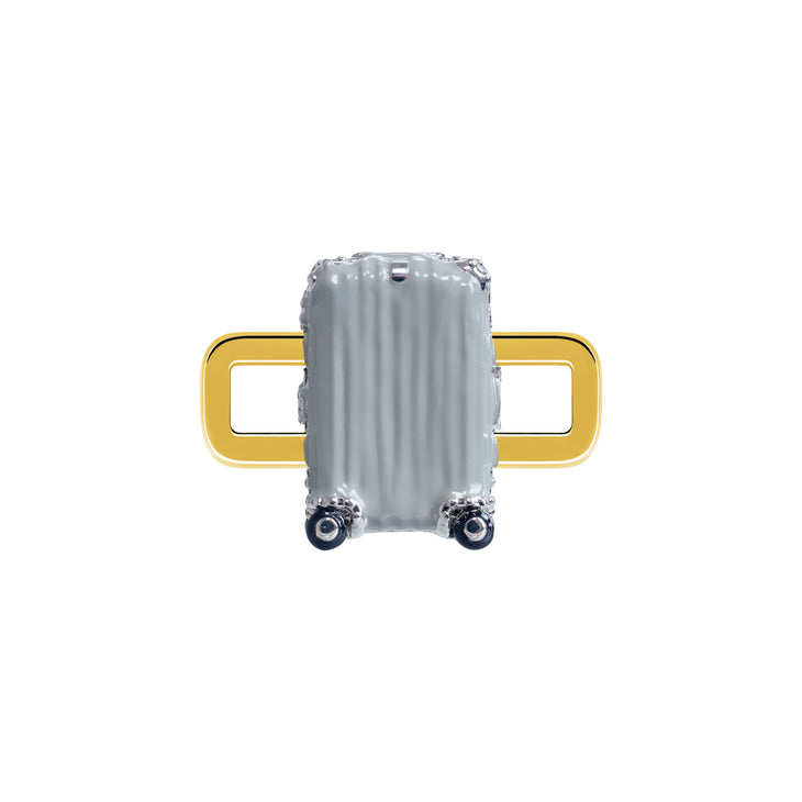 Suitcase Charm (Gold)