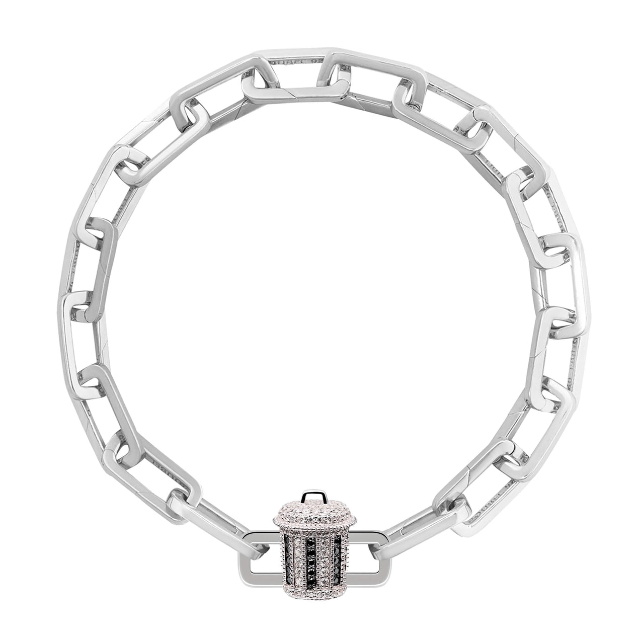 Poubelle Stoneset Charm