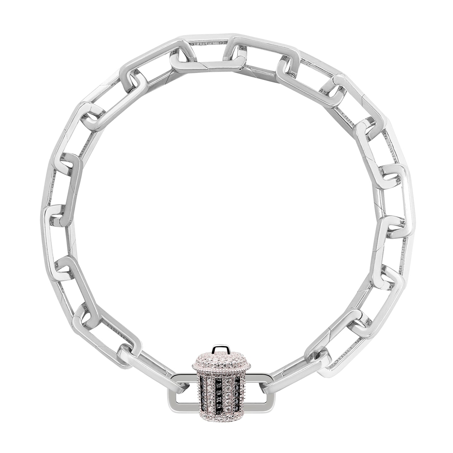 Poubelle Stoneset Charm