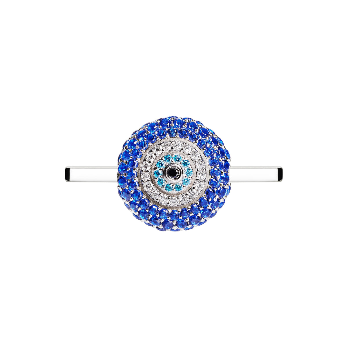Evil Eye Stoneset Whoop Charm
