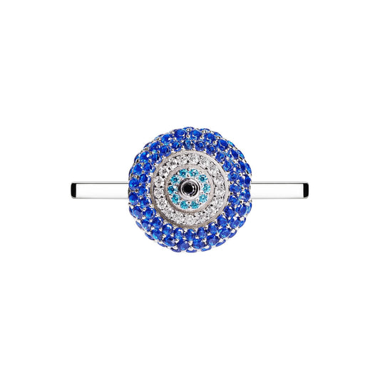 Evil Eye Stoneset Whoop Charm