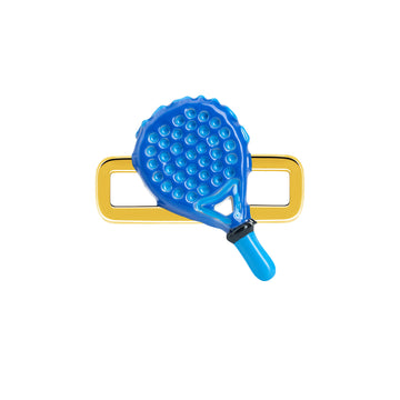 Padel Charm (Gold)