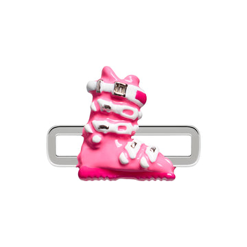 Pink Ski Boot Charm
