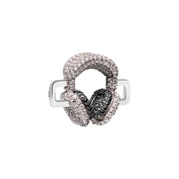 Headphones Stoneset Charm