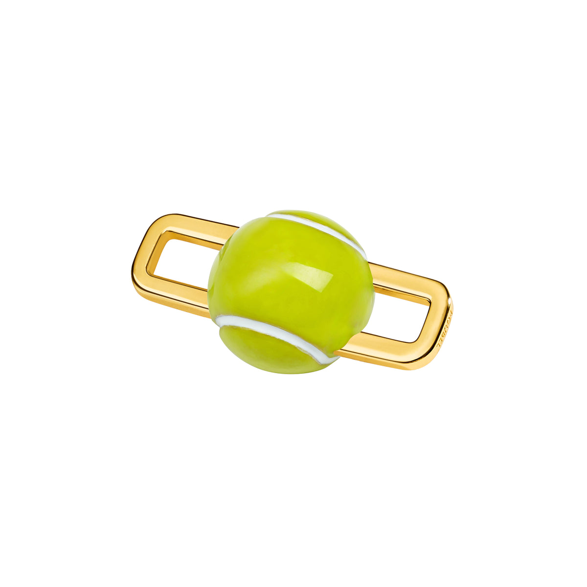 Tennis Ball Charm (Gold)