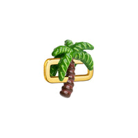 Palm Tree Charm (Gold)