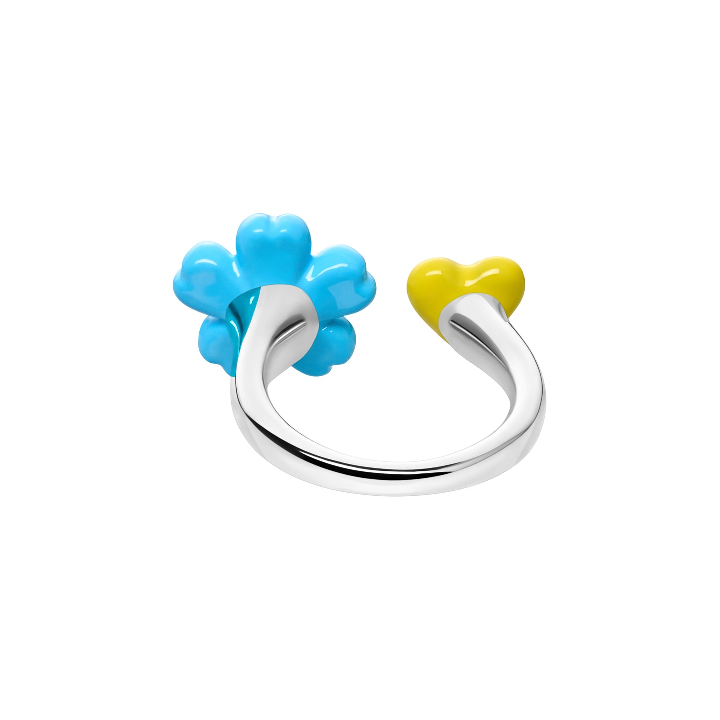 Fleur Bleue Spacer Ring