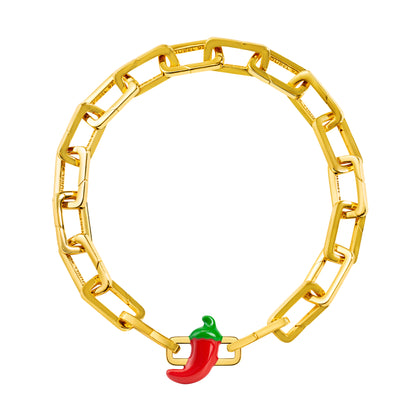 Chilli Pepper Charm (Gold)