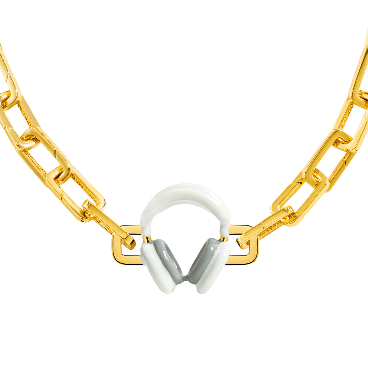 Headphones Charm (Gold)