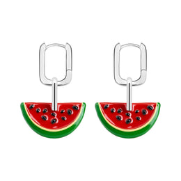 Watermelon Pendant Earrings