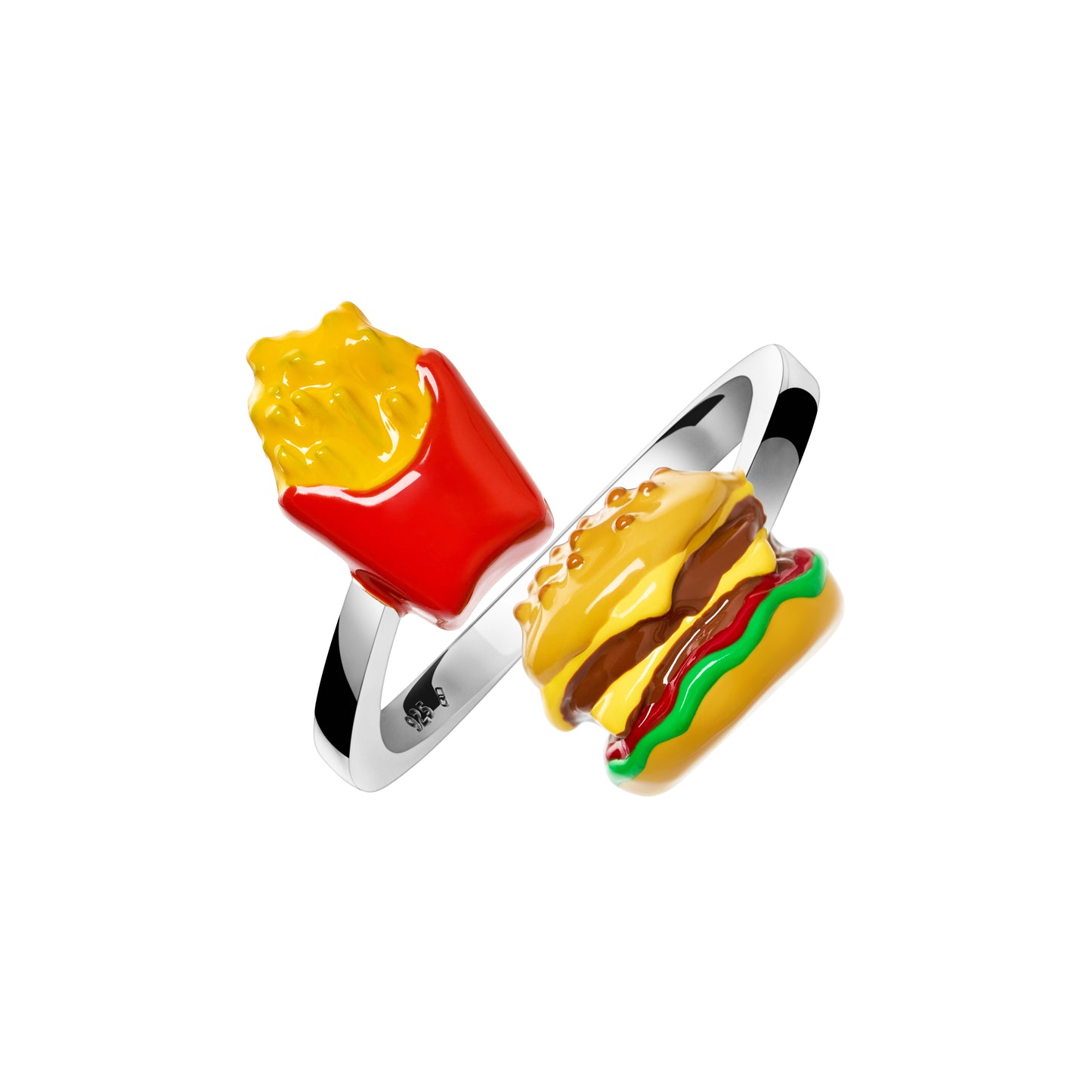 Burger & Fries Wrap Ring