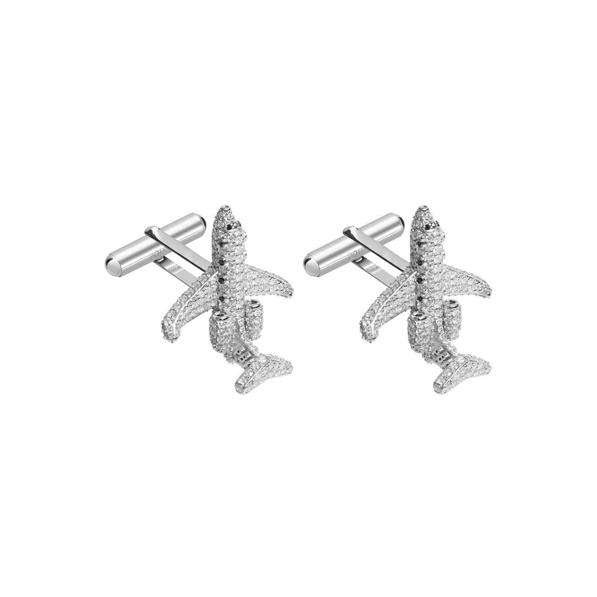 Bombardier™ Jet Stoneset Cufflinks
