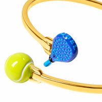 Padel & Tennis Ball Bangle (Gold)