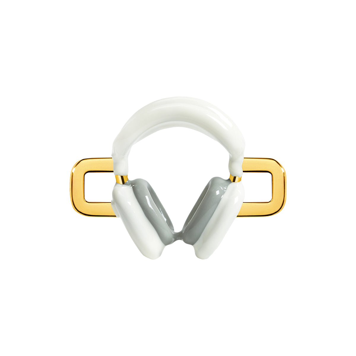 Headphones Charm (Gold)