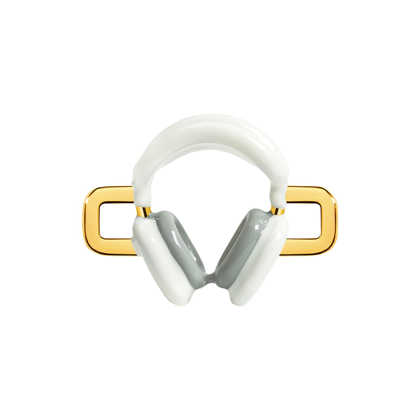 Headphones Charm (Gold)