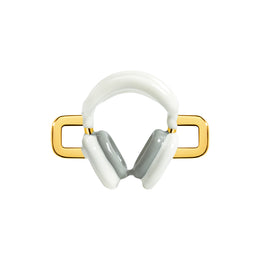 Headphones Charm (Gold)