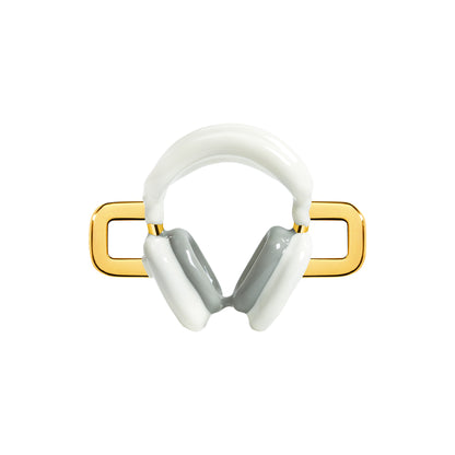 Headphones Charm (Gold)