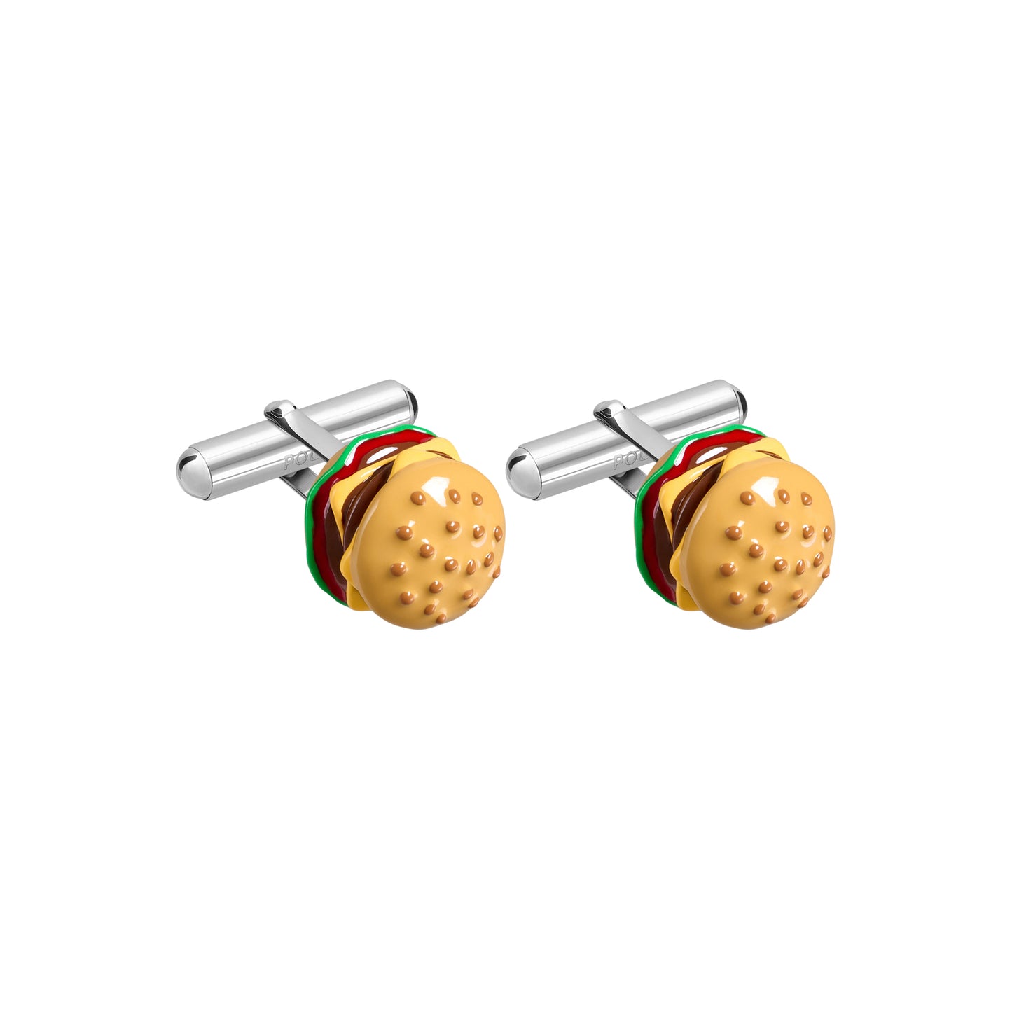 Cheeseburger Cufflinks