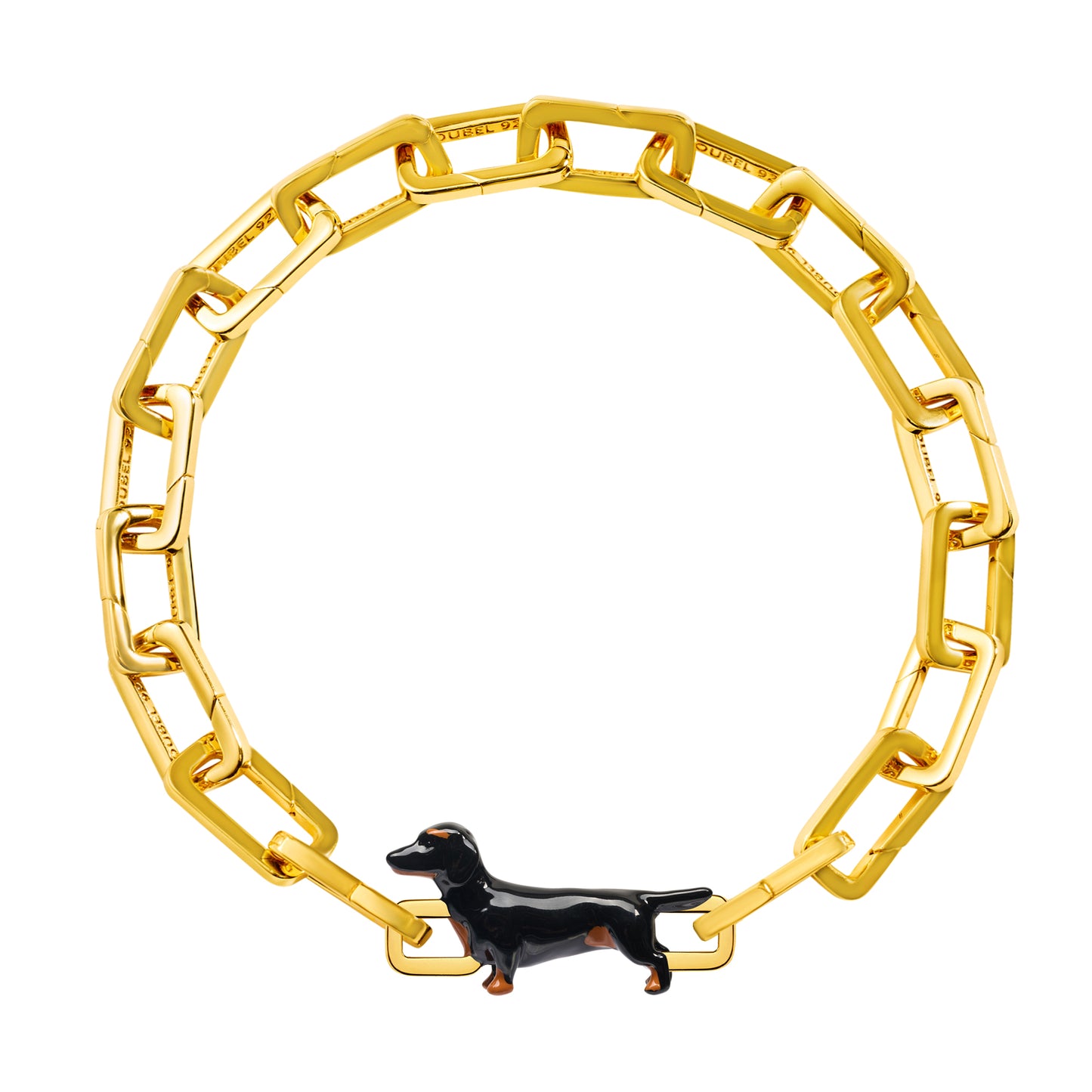 Dachshund Charm (Gold)