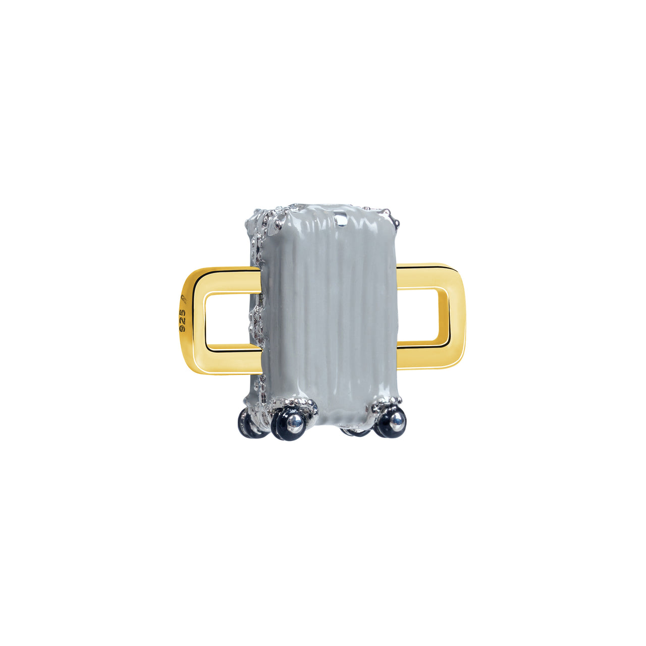 Suitcase Charm (Gold)