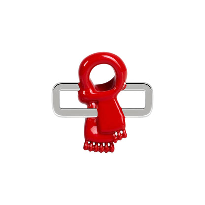 Red Scarf Charm