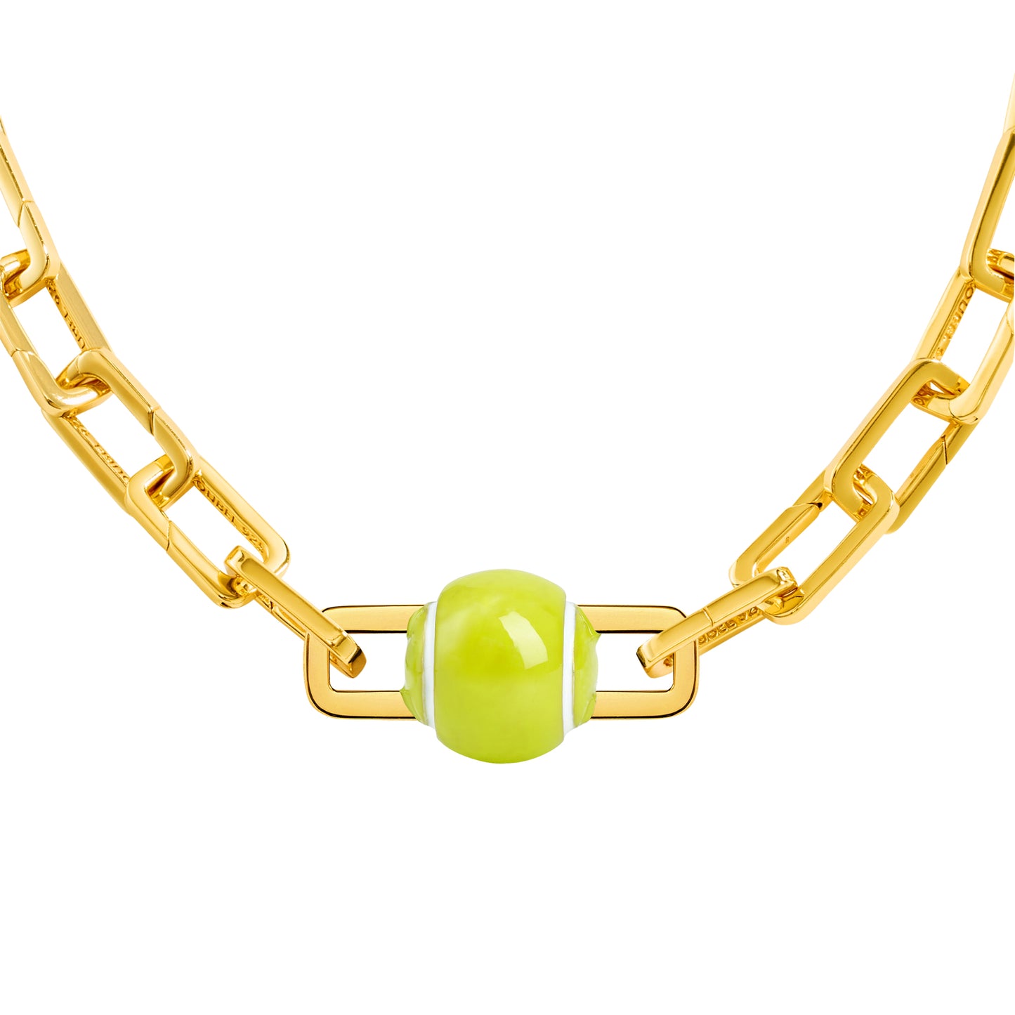 Tennis Ball Charm (Gold)