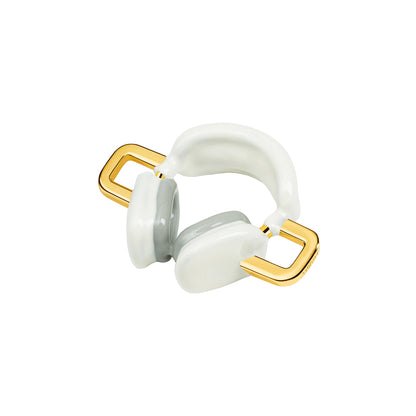 Headphones Charm (Gold)