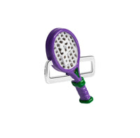 Purple Tennis Racket Charm