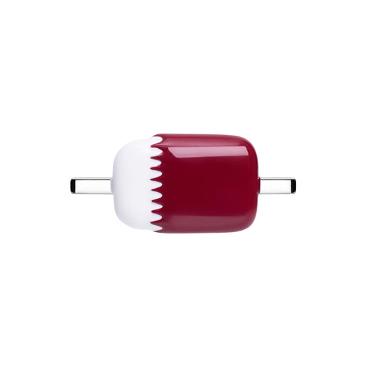 Qatar Flag Whoop Charm