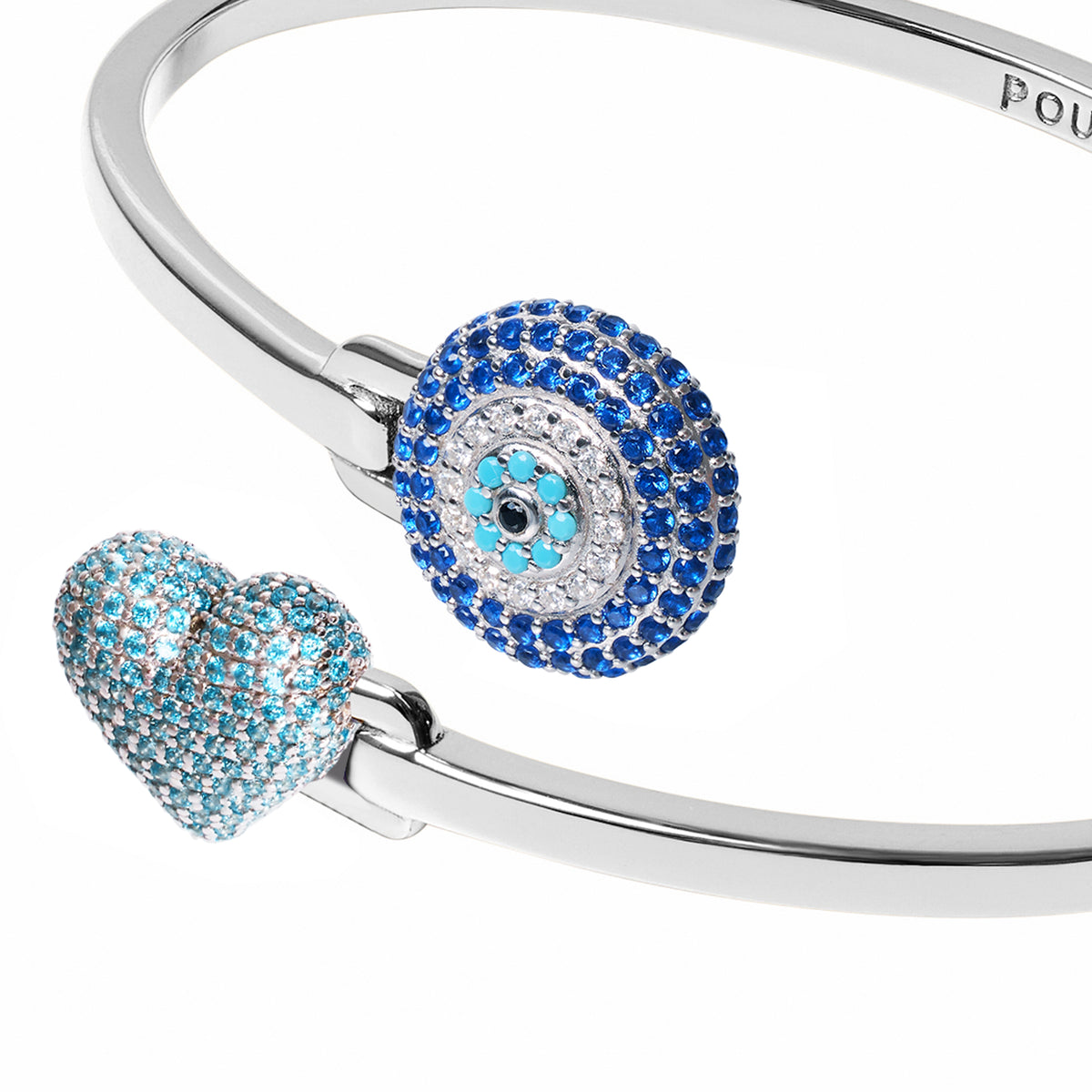 Evil Eye Stoneset Bangle