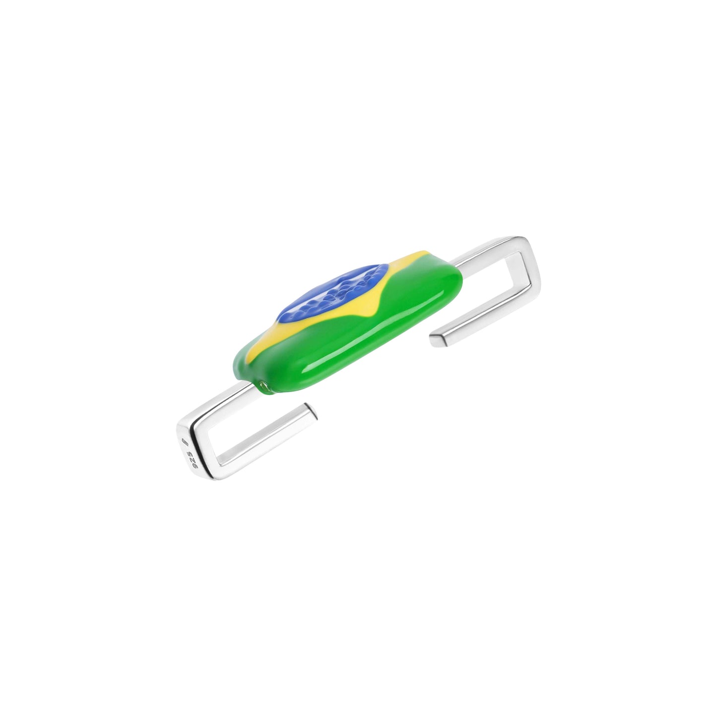 Brazil Flag Whoop Charm