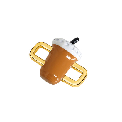 Iced Coffee Charm (Gold)