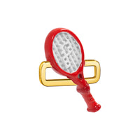 Tennis Racket Charm (Gold)